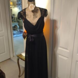 black long beautiful dress